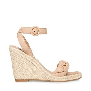 Steve Madden Tan Wedge Espadrille Sandals